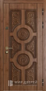 Филенчатая дверь из дуба №12 внешняя - фото