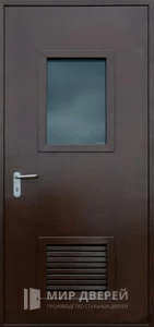 Дверь с окном в котельную №22 внешняя