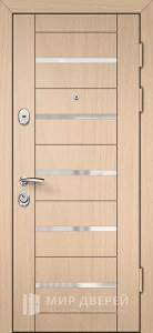 Уличная дверь в современном стиле в дом №12 внешняя - фото