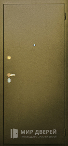 Железная дверь для квартиры с порошком и ламинатом №61 - фото №1