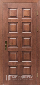 Входная дверь в дом с МДФ №32 - фото №1