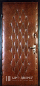 Дверь металлическая входная эконом класса №19 - фото №2