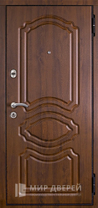 Металлическая дверь с МДФ накладкой в квартиру №52 - фото №1