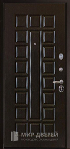 Зеленая морозостойкая дверь с кнокером №28 - фото №2