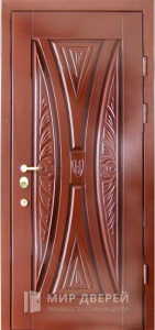 Железная дверь с МДФ накладкой в офис №13 - фото №1