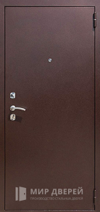 Входная уличная металлическая дверь в частный дом №51 - фото №1
