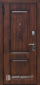 Металлическая дверь с ручкой на планке №7 - фото №2