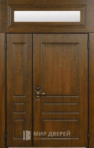 Металлическая двери с фрамугой над дверью №6 - фото №1