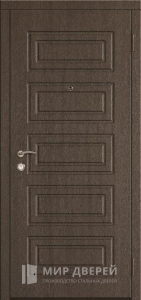 Железная дверь с МДФ для загородного дома №16 - фото №1